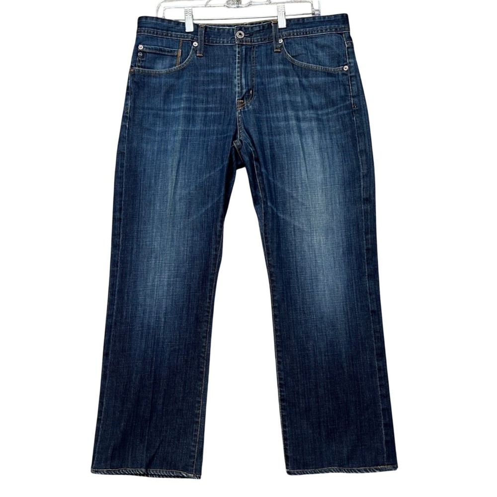 AG Adriano Goldschmied Protege Jeans Mens 33x27 (36x27) Dark Wash Straight Leg